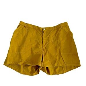 Big Bud Press Mustard Yellow Women Shorts